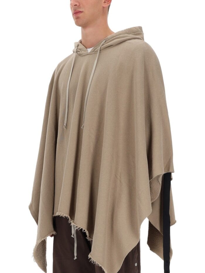 rick owens drkshdw cape with hood RICK OWENS DRKSHDW CAPE WITH HOOD