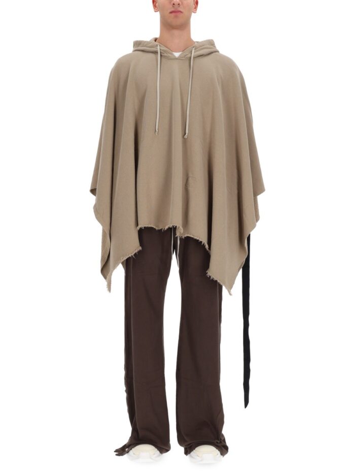rick owens drkshdw cape with hood RICK OWENS DRKSHDW CAPE WITH HOOD