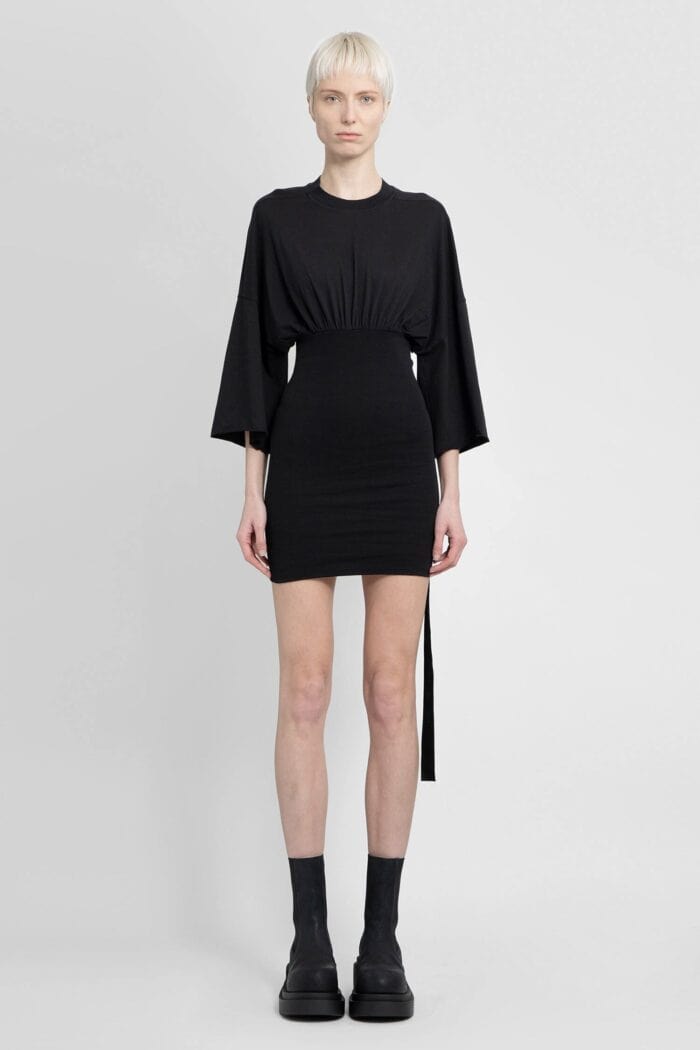 RICK OWENS DRKSHDW Cinched Tommy Mini Dress