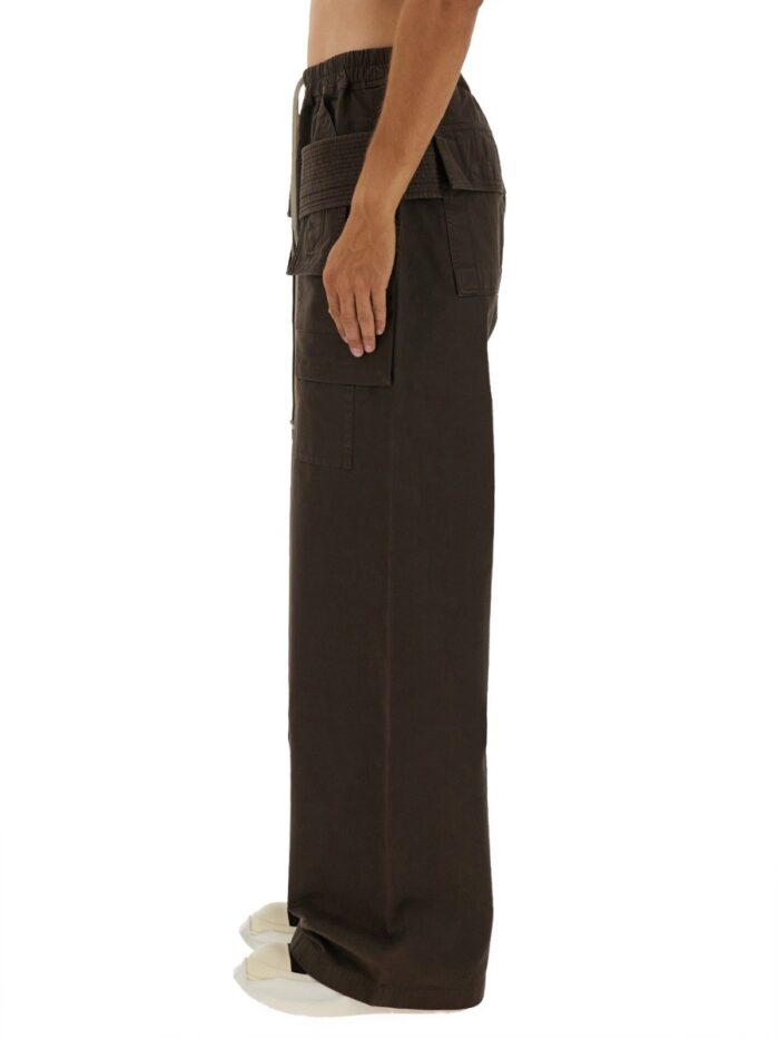 RICK OWENS DRKSHDW "CREATCH WIDE CARGO" PANTS