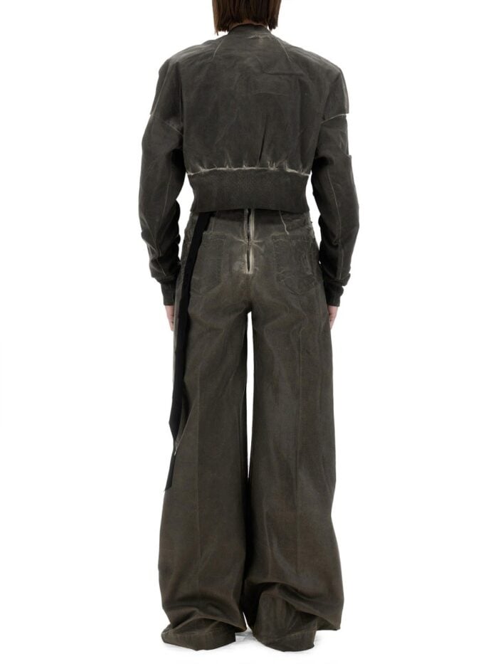 RICK OWENS DRKSHDW CROPPED BOMBER JACKET "FLIGHT JKT"