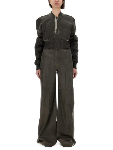 RICK OWENS DRKSHDW CROPPED BOMBER JACKET "FLIGHT JKT"