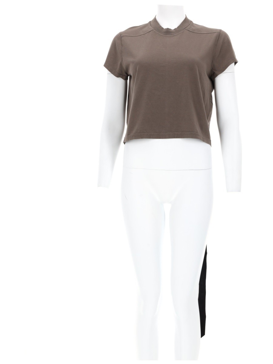 RICK OWENS DRKSHDW "CROPPED SMALL LEVEL T" T-SHIRT