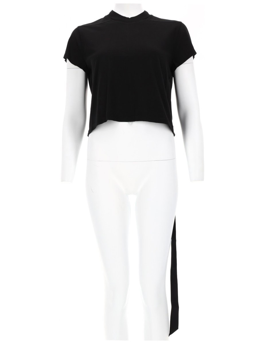 RICK OWENS DRKSHDW "CROPPED SMALL LEVEL T" T-SHIRT