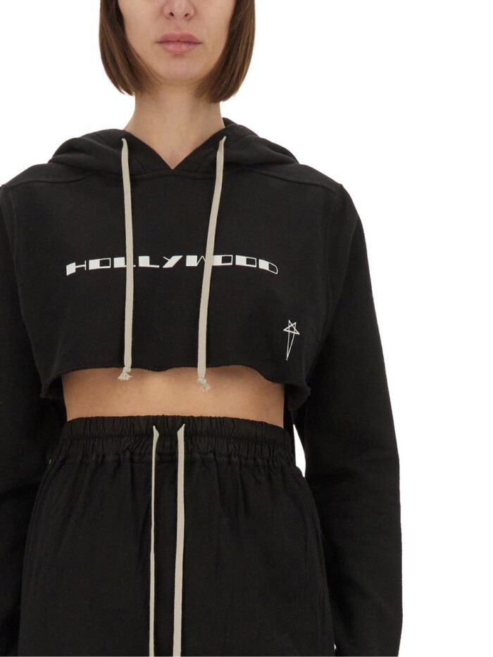 RICK OWENS DRKSHDW CROPPED SWEATSHIRT