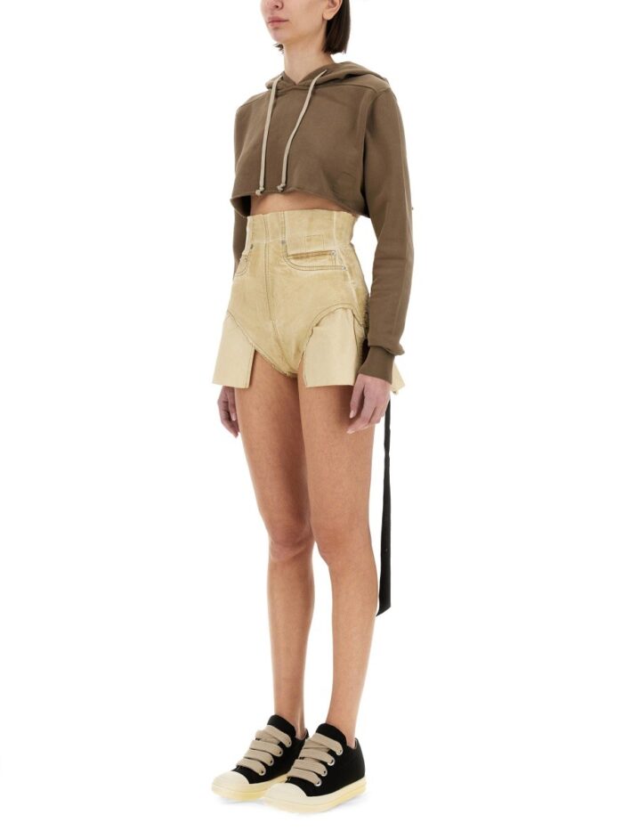 RICK OWENS DRKSHDW CROPPED SWEATSHIRT