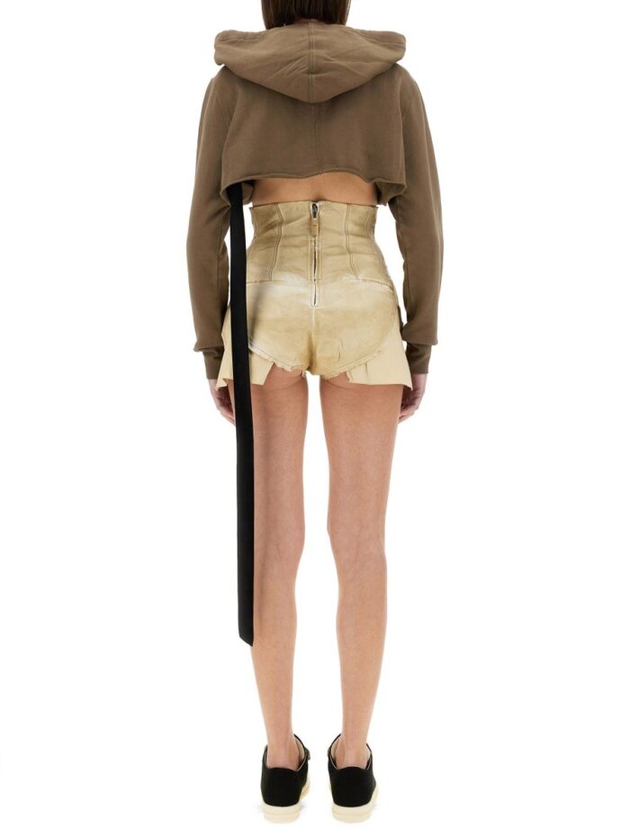 RICK OWENS DRKSHDW CROPPED SWEATSHIRT