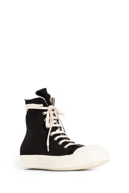 RICK OWENS DRKSHDW Denim Eyelets Sneakers