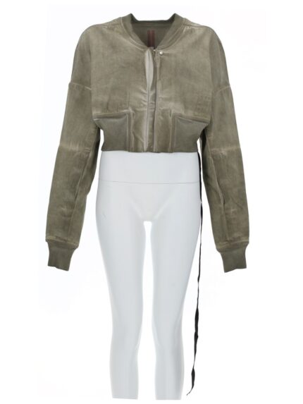 RICK OWENS DRKSHDW DENIM "FLIGHT" BOMBER JACKET