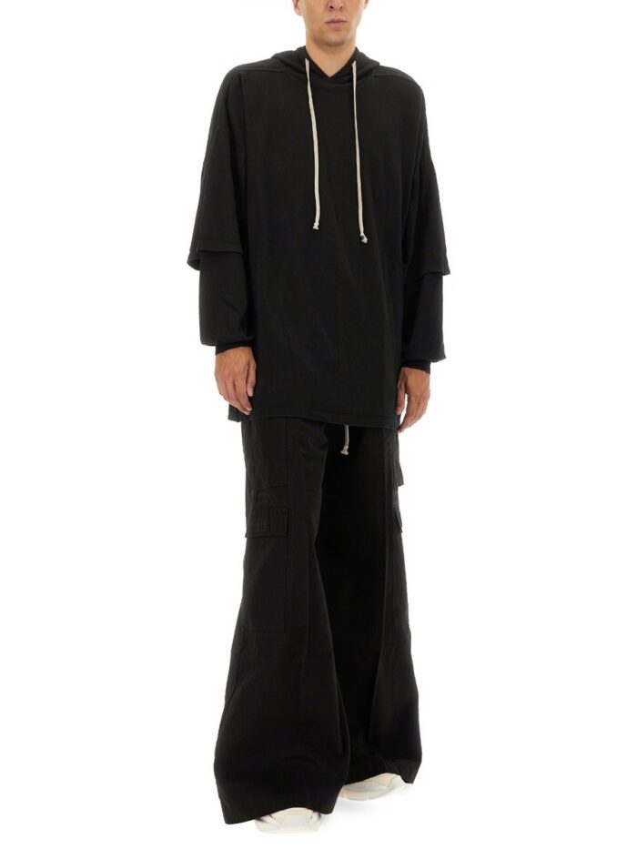 RICK OWENS DRKSHDW "DOUBLE CARGO JUMBO BELAS" PANTS