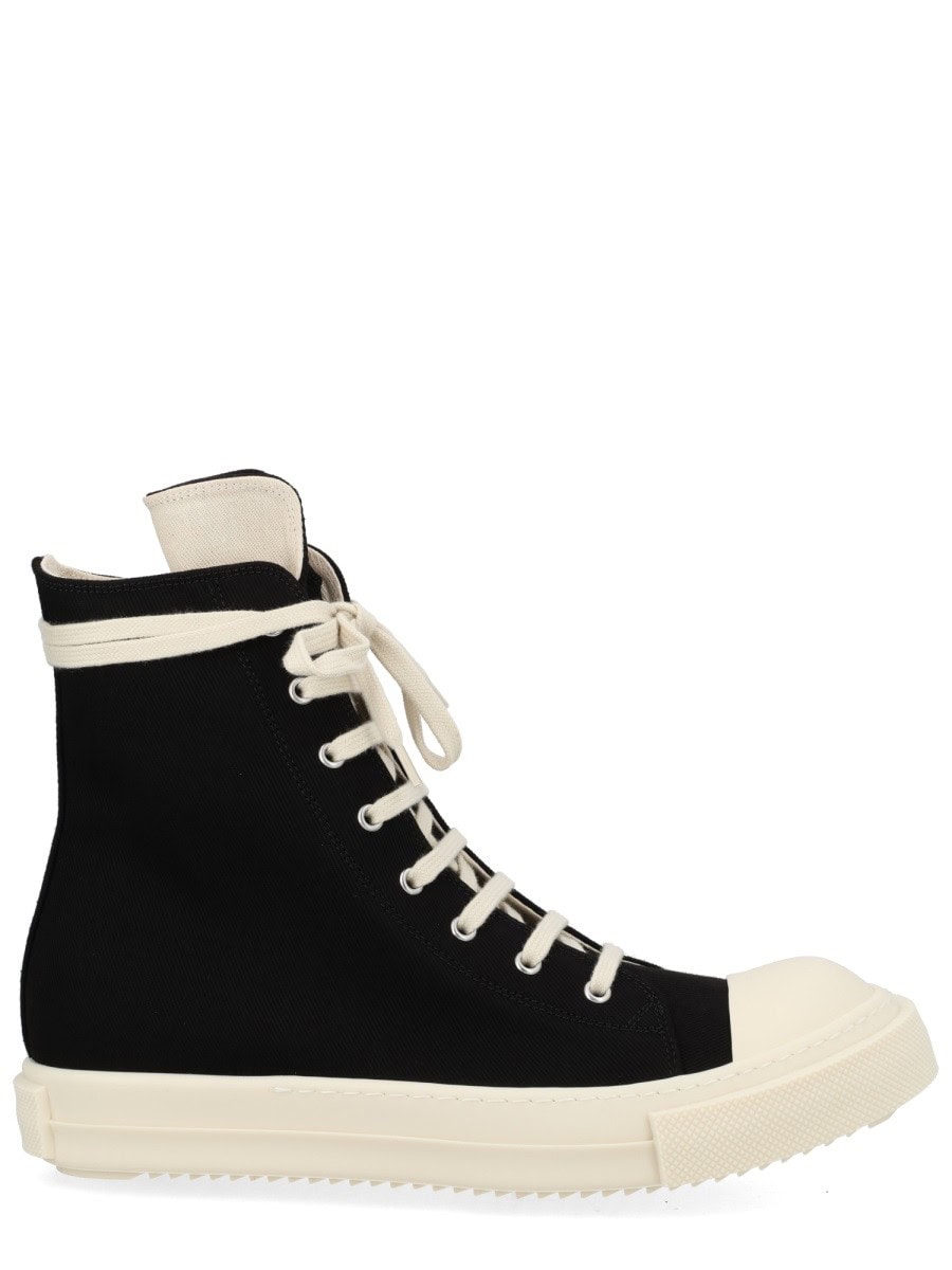 RICK OWENS DRKSHDW HIGH DENIM SNEAKER