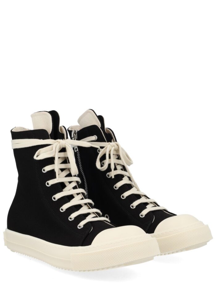RICK OWENS DRKSHDW HIGH DENIM SNEAKER