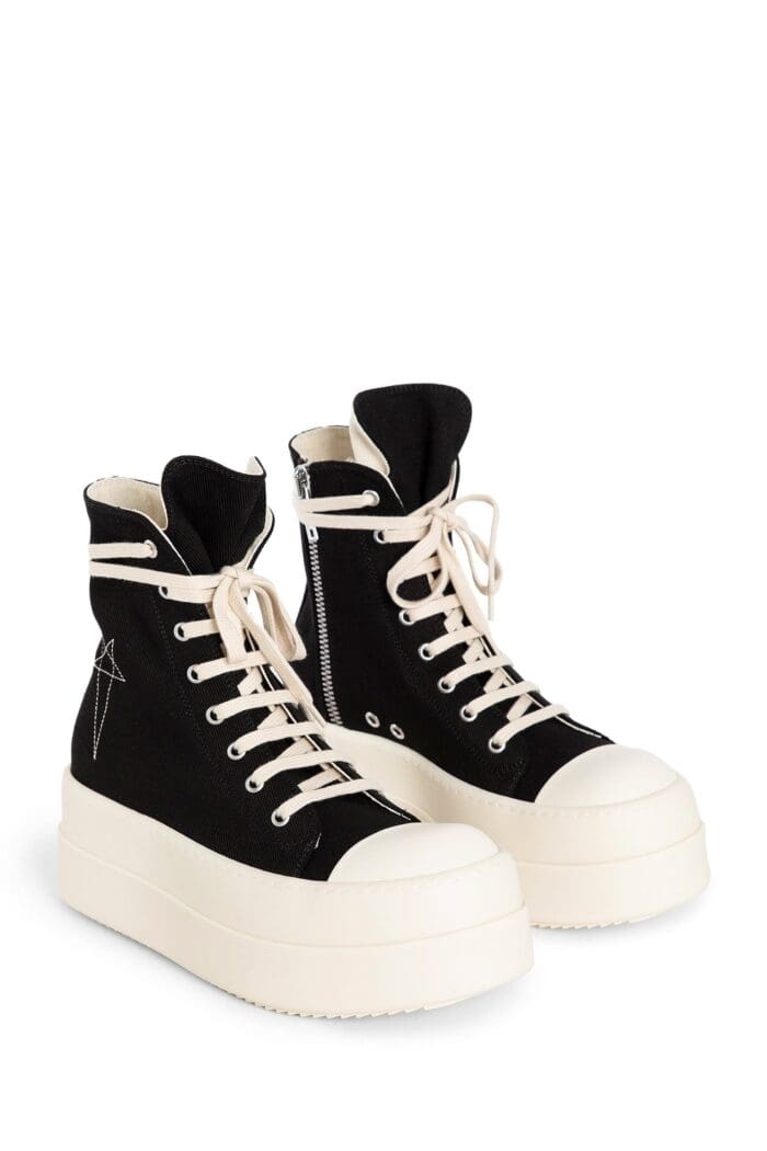 rick owens drkshdw high top mega bumper sneakers RICK OWENS DRKSHDW High-top Mega Bumper Sneakers