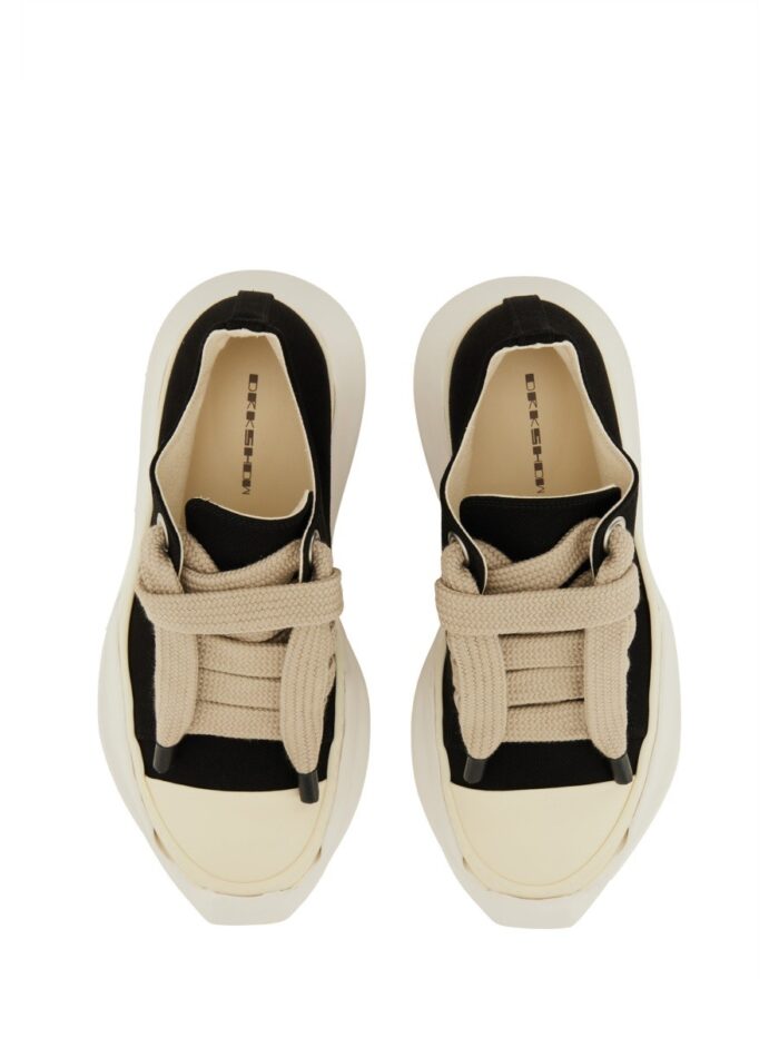 RICK OWENS DRKSHDW "JUMBOLACE ABSTRACT LOW SNEAKS" SNEAKER