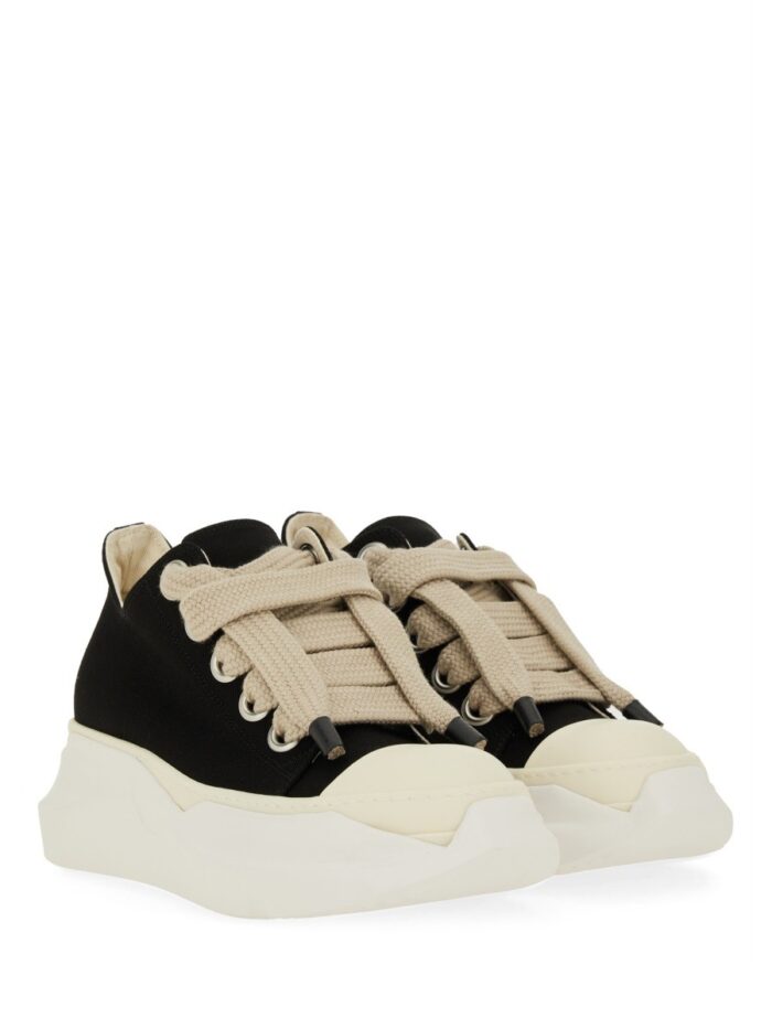 RICK OWENS DRKSHDW "JUMBOLACE ABSTRACT LOW SNEAKS" SNEAKER