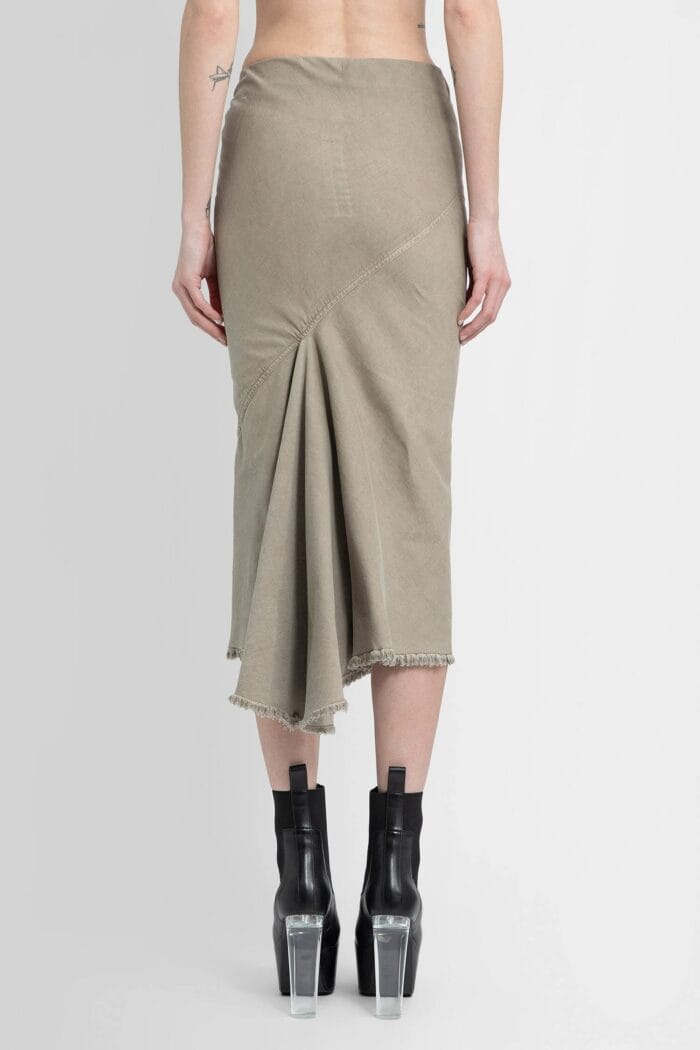 RICK OWENS DRKSHDW Knee Bias Skirt