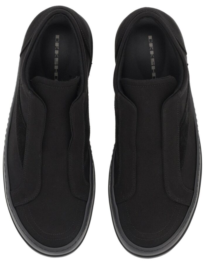 RICK OWENS DRKSHDW "LACELESS VINTAGE SNEAKS" SNEAKER