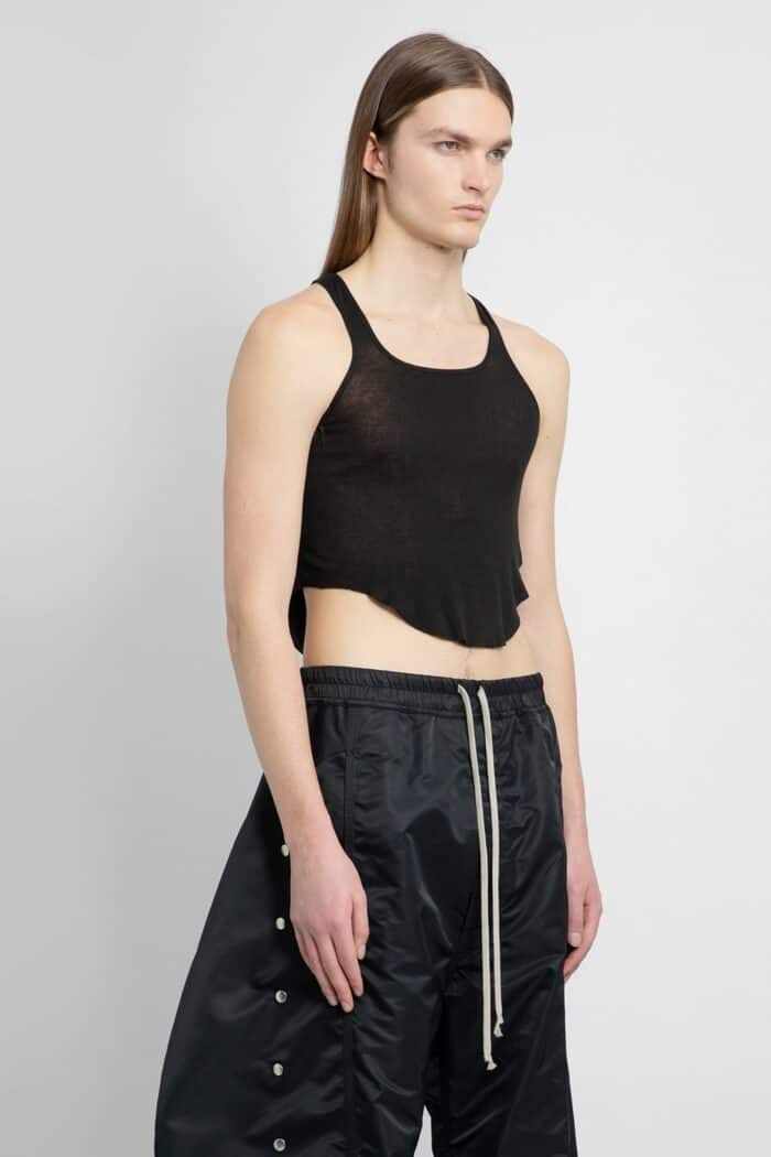 RICK OWENS DRKSHDW Lido Basic Cropped Tank