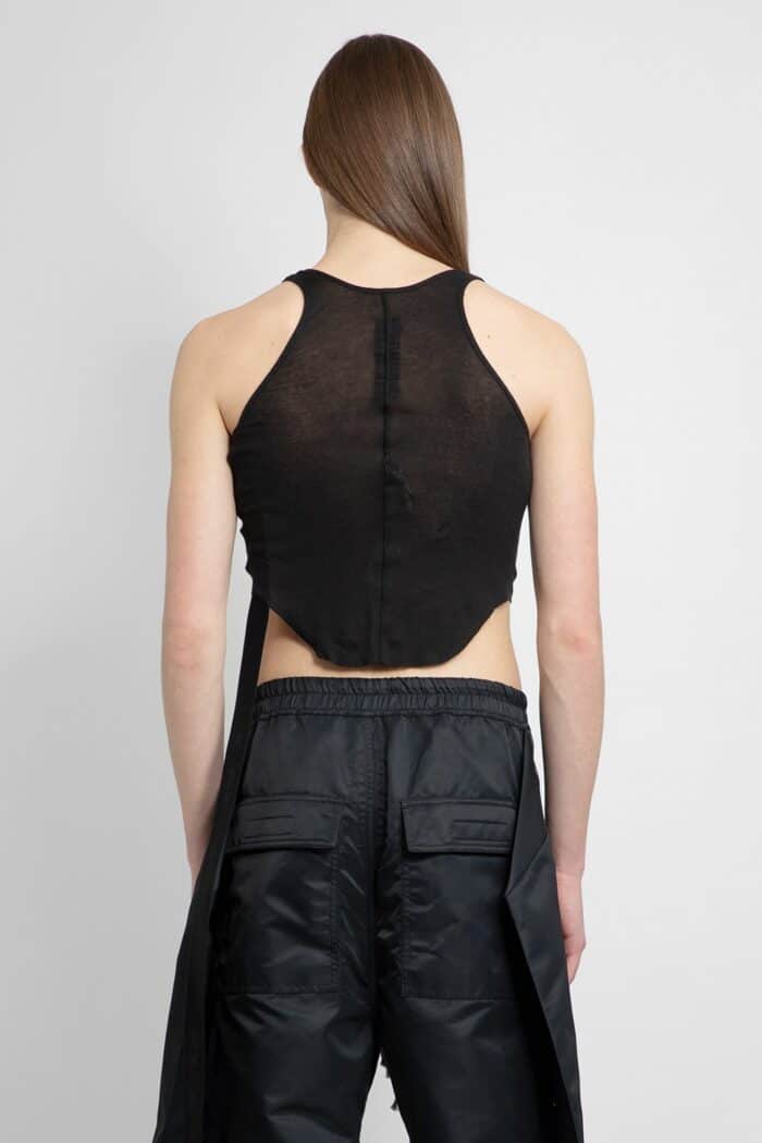 RICK OWENS DRKSHDW Lido Basic Cropped Tank