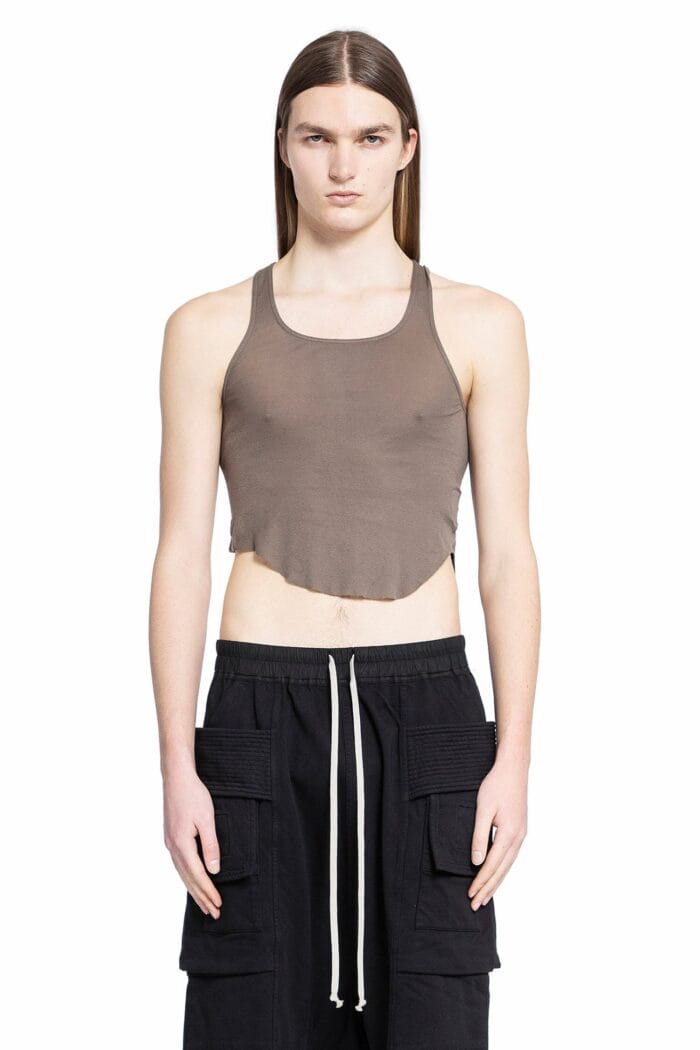 RICK OWENS DRKSHDW Lido Basic Cropped Tank