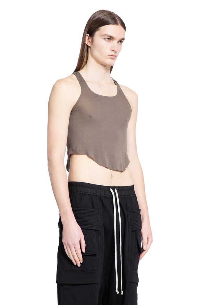 RICK OWENS DRKSHDW Lido Basic Cropped Tank