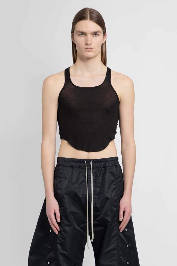 RICK OWENS DRKSHDW Lido Basic Cropped Tank