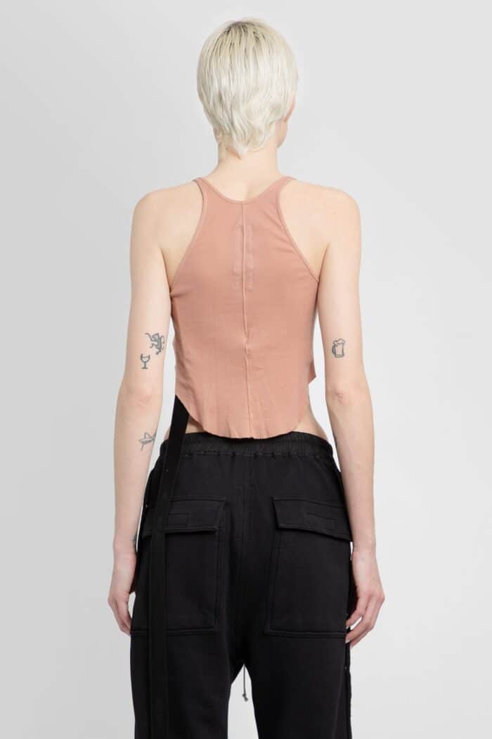 RICK OWENS DRKSHDW Lido Basic Tank In Cotton Gauze Jersey