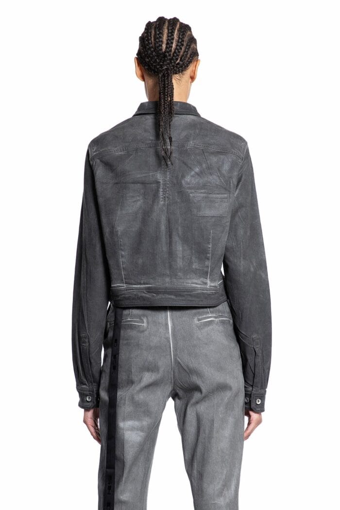 RICK OWENS DRKSHDW Lido Cropped Cape Jacket