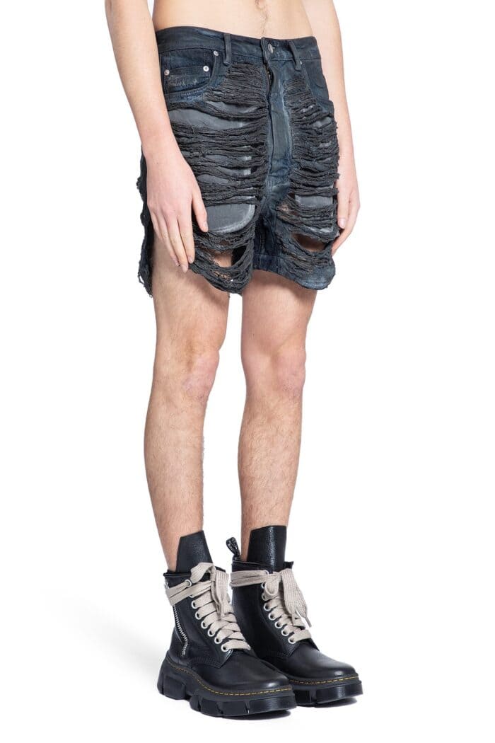 RICK OWENS DRKSHDW Lido Geth Cutoffs Shorts