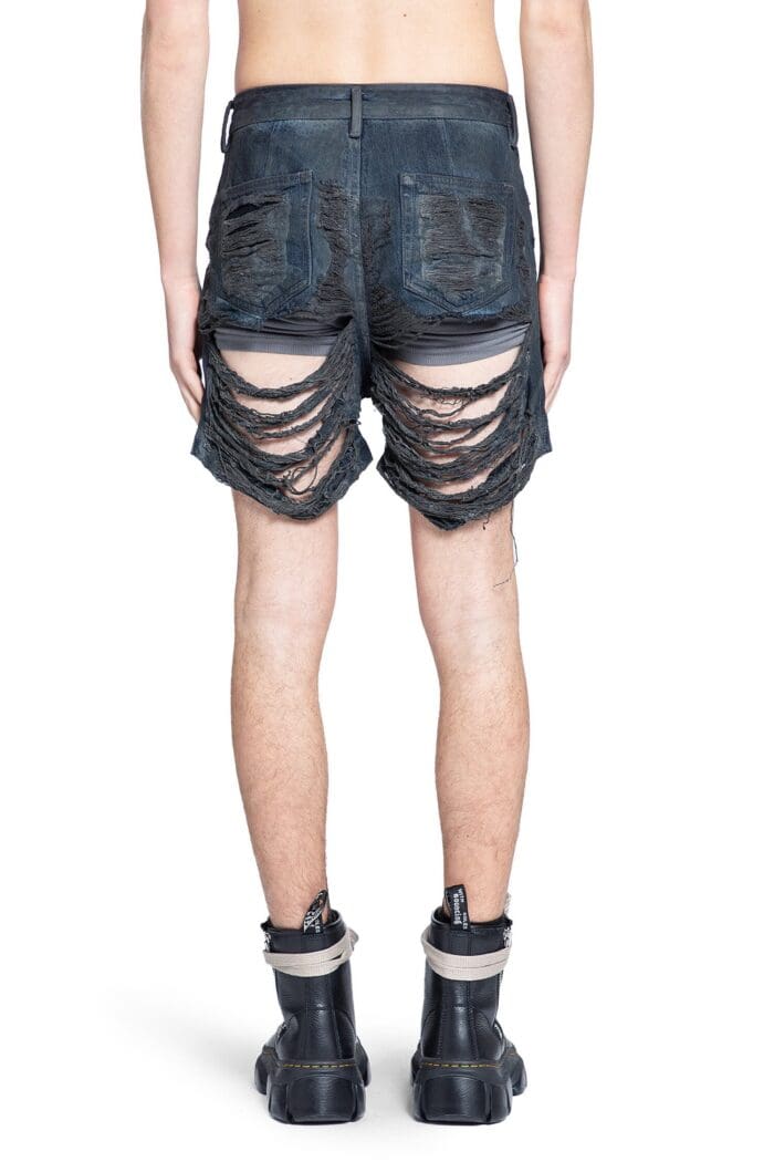 RICK OWENS DRKSHDW Lido Geth Cutoffs Shorts