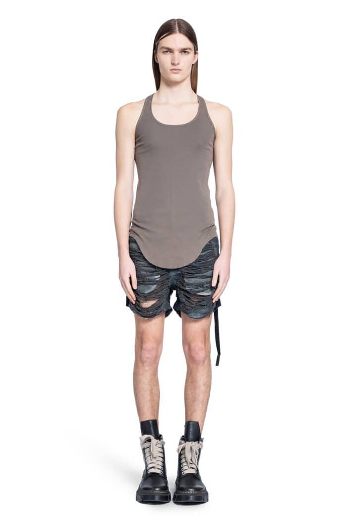 RICK OWENS DRKSHDW Lido Geth Cutoffs Shorts