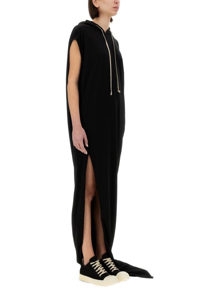 RICK OWENS DRKSHDW LONG DRESS WITH HOOD