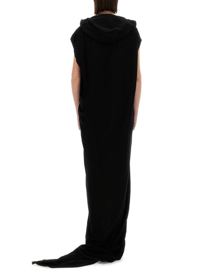 RICK OWENS DRKSHDW LONG DRESS WITH HOOD