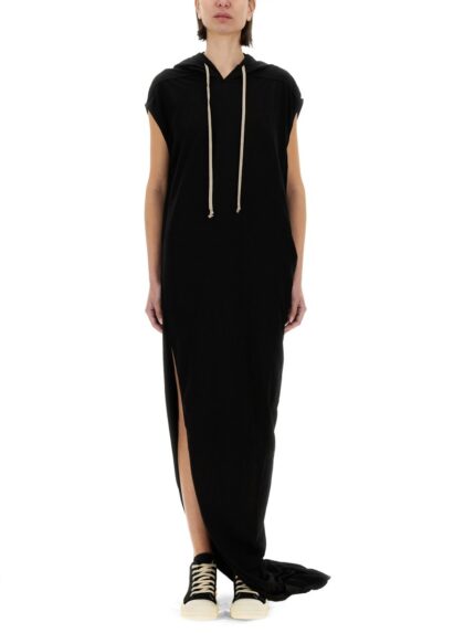 RICK OWENS DRKSHDW LONG DRESS WITH HOOD