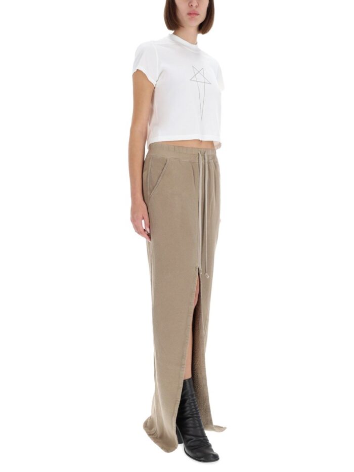 RICK OWENS DRKSHDW LONG "PHILEG PILLAR" SKIRT