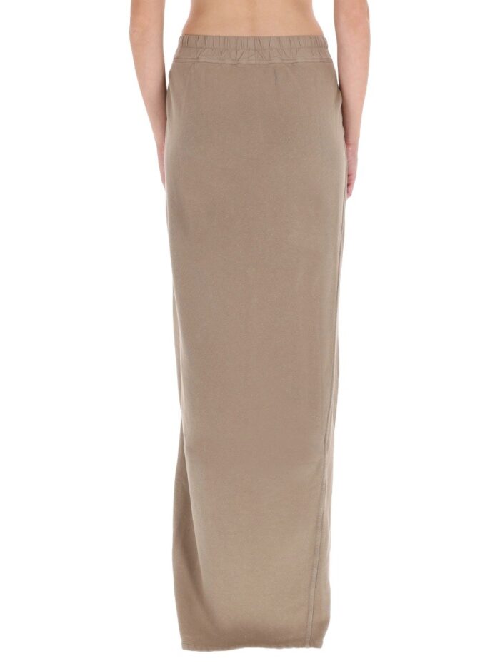 RICK OWENS DRKSHDW LONG "PHILEG PILLAR" SKIRT