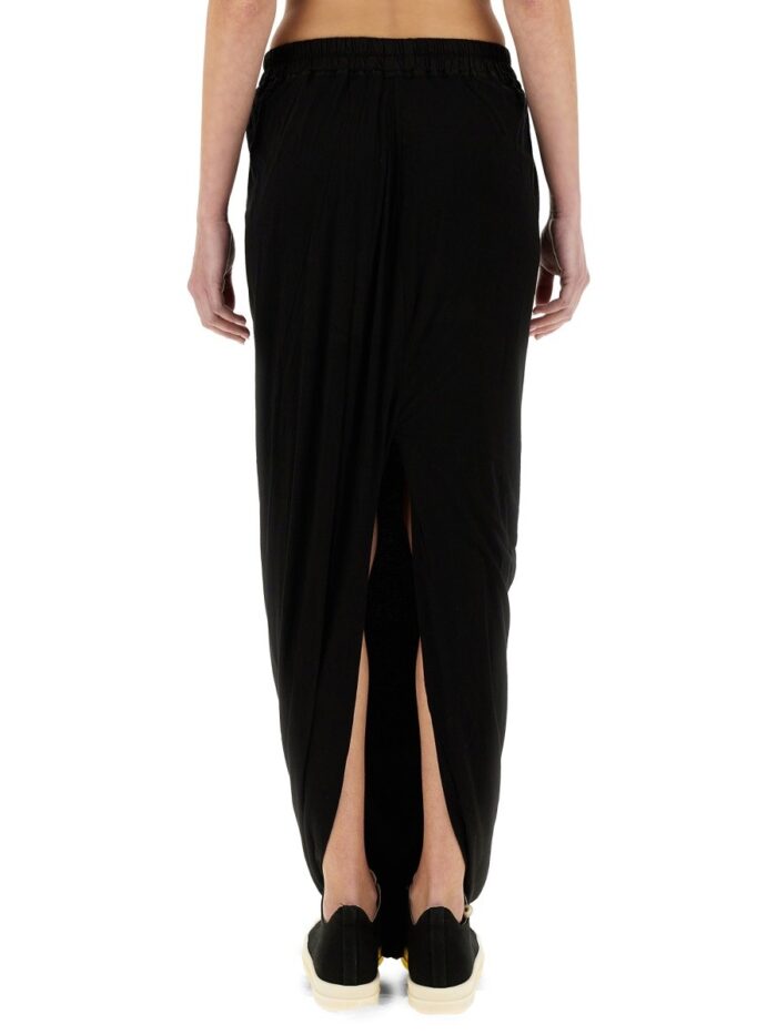 RICK OWENS DRKSHDW "PILLAR" MAXI SKIRT