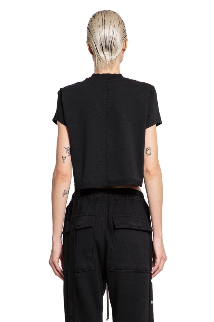 RICK OWENS DRKSHDW Porterville Cropped Small Level Tee