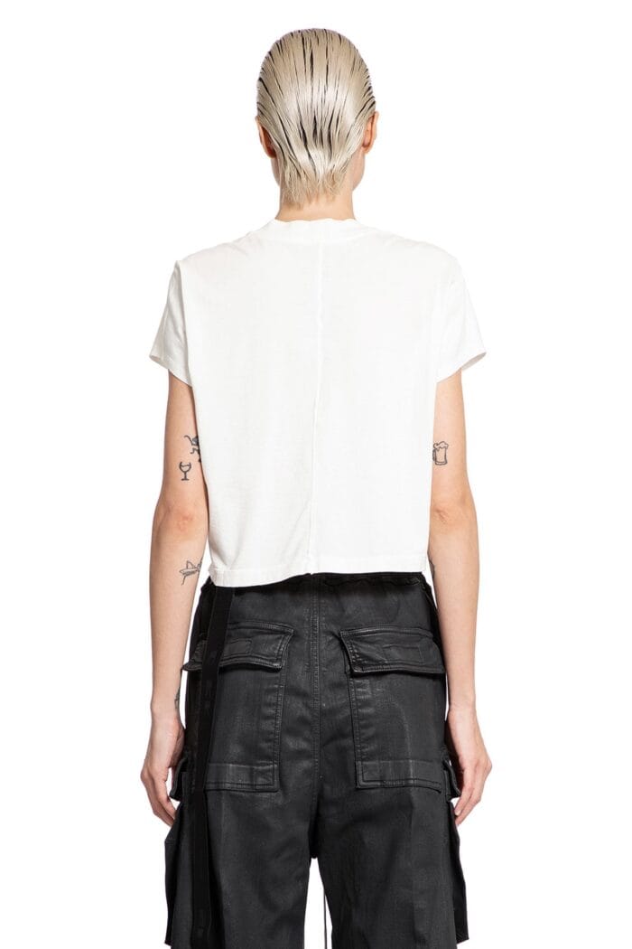 RICK OWENS DRKSHDW Porterville Cropped Small Level Tee