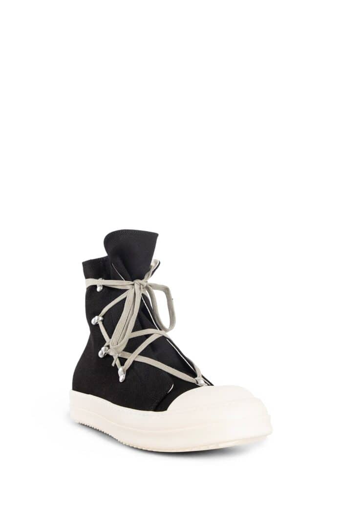 RICK OWENS DRKSHDW Porterville Hexa Sneakers In 13 Oz Overdyed Denim