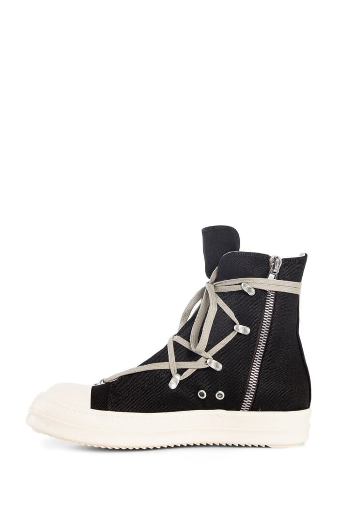 RICK OWENS DRKSHDW Porterville Hexa Sneakers In 13 Oz Overdyed Denim