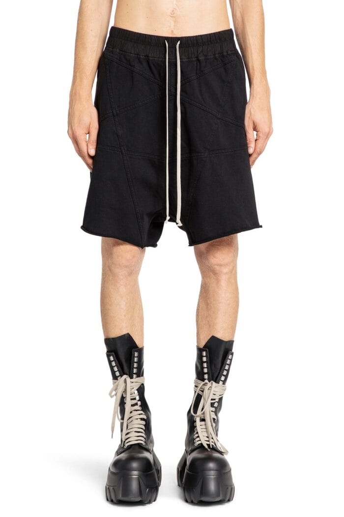 RICK OWENS DRKSHDW Porterville Jersey Trucker Cut-offs