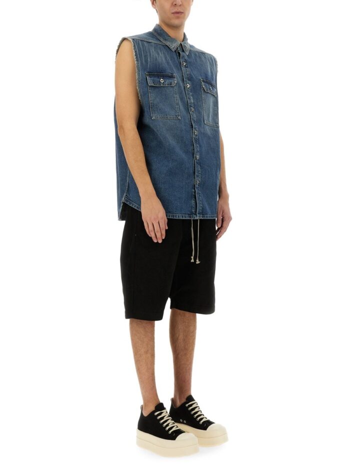 RICK OWENS DRKSHDW SHORT PODS DRAWSTRING
