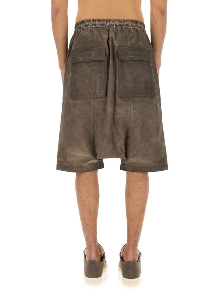 RICK OWENS DRKSHDW SHORT PODS DRAWSTRING