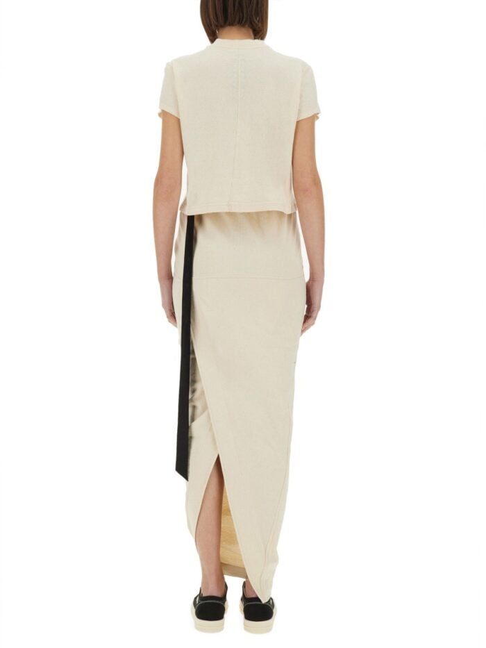 RICK OWENS DRKSHDW "SMALL LEVEL T" CROPPED T-SHIRT