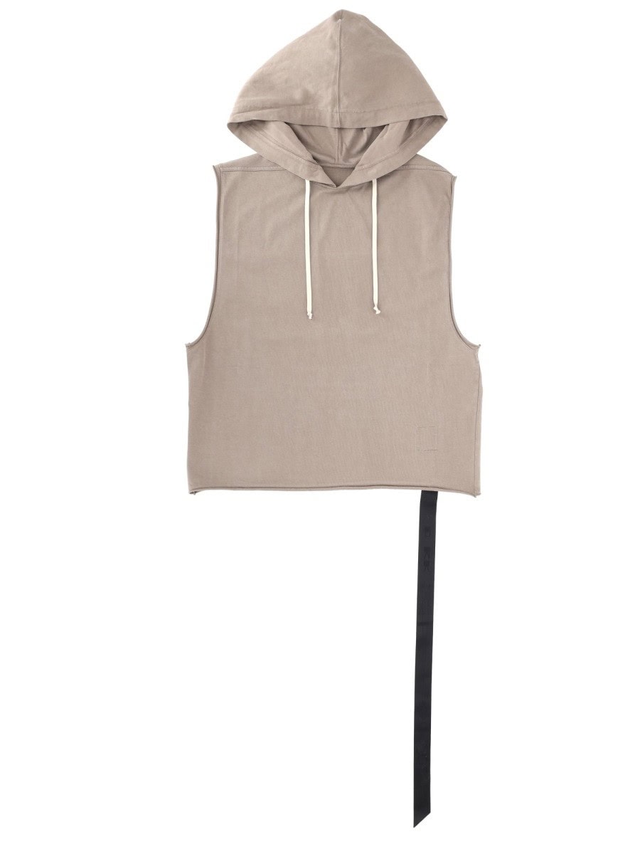 RICK OWENS DRKSHDW TOP "HOODED TUNIC"