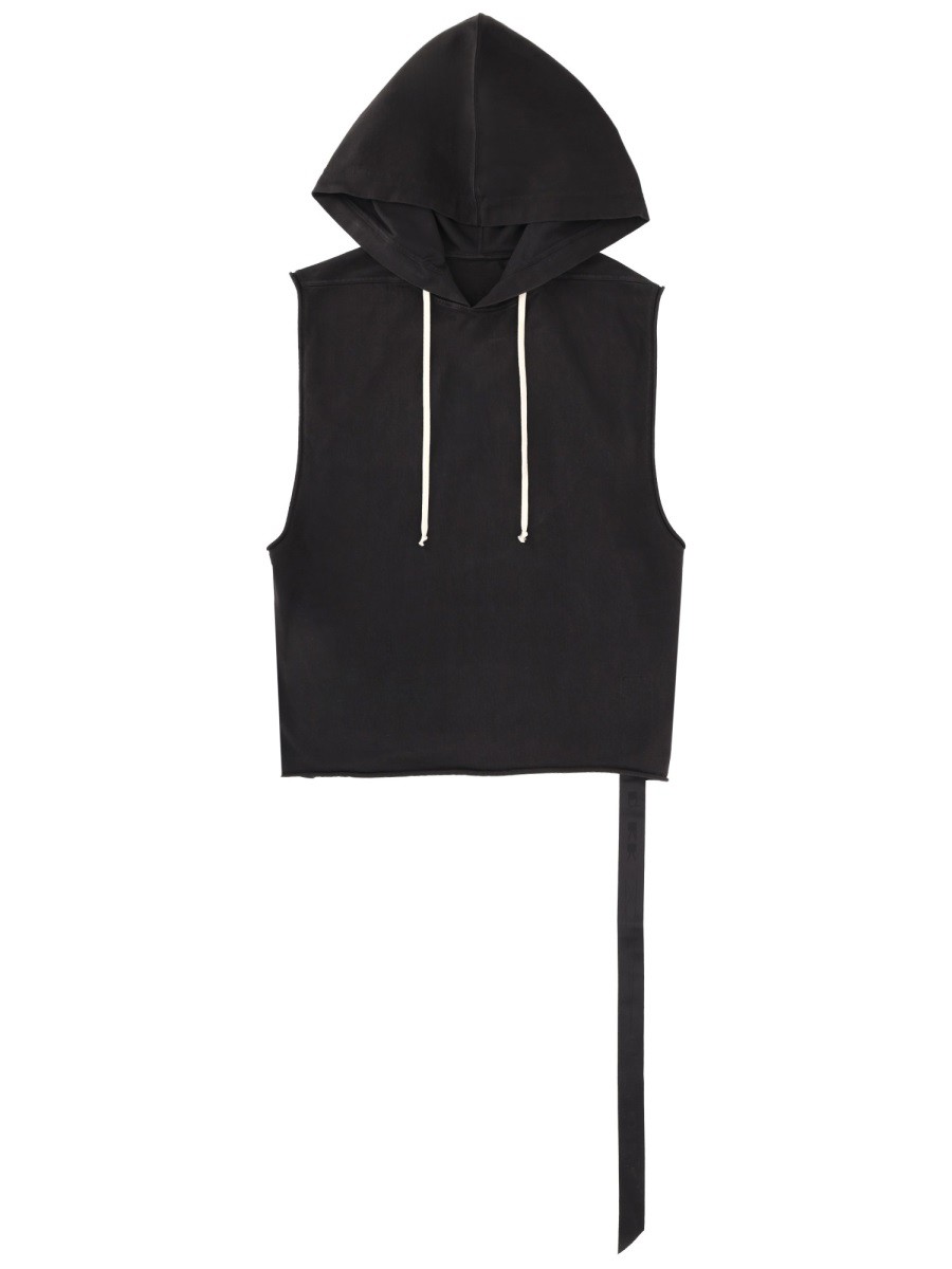 RICK OWENS DRKSHDW TOP "HOODED TUNIC"