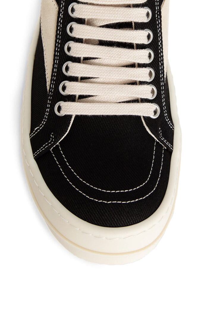 RICK OWENS DRKSHDW Vintage Denim Low-top Sneakers