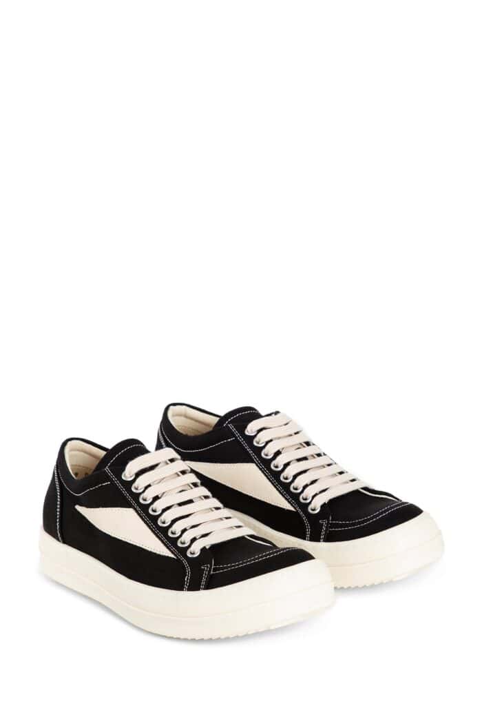 RICK OWENS DRKSHDW Vintage Denim Low-top Sneakers