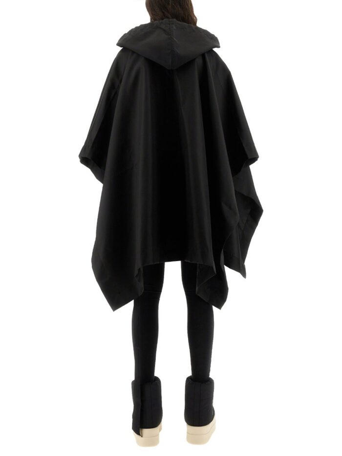 RICK OWENS DRKSHDW WATERPROOF CAPE WITH HOOD